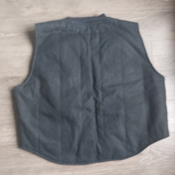 Dickies black duck pile canvas vest With Sherpa Lining XXL - Picture 8 of 9